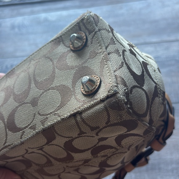 Coach Hampton Signature Carryall Purse - Picture 11 of 14